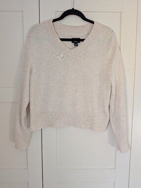 Roots Bowen Cropped Knit Beige - Size S
